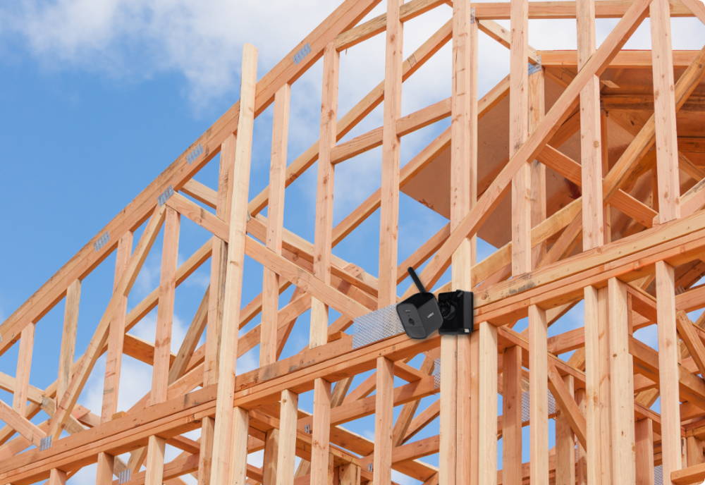 Construction site with Battery Operated Camera