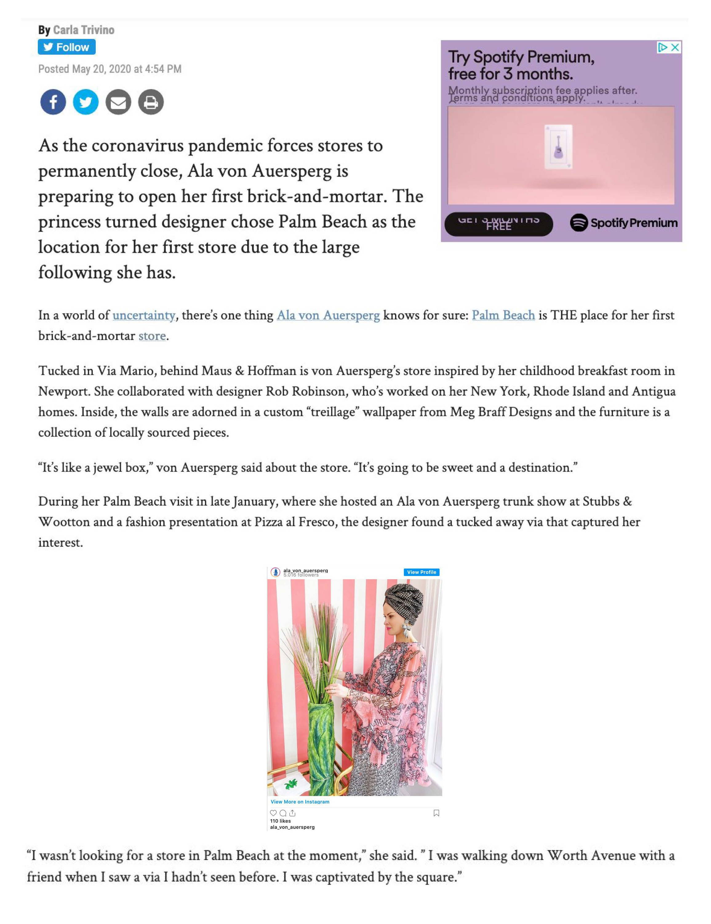 Palm Beach Post inside page 1