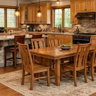 Amish Tables Wood Guide Quarter Sawn White Oak Dining Furniture