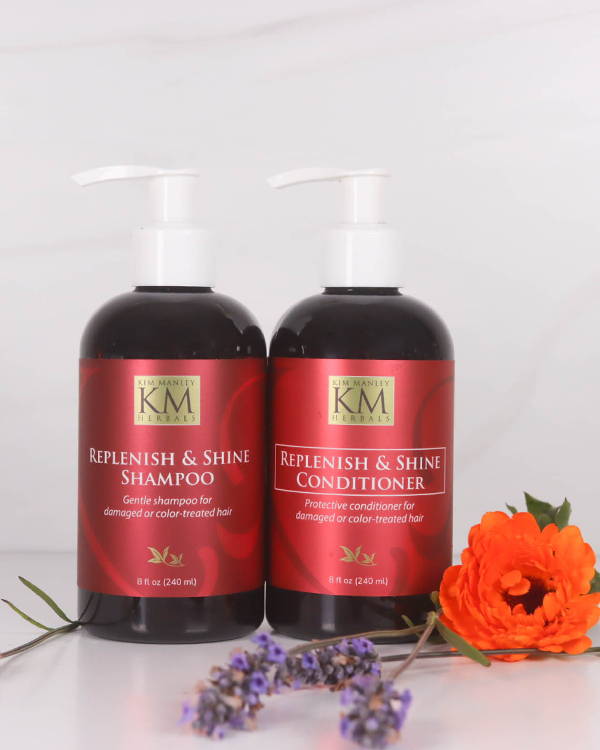 Set of Replenish & Shine Shampoo and 