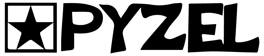 A simple black silhouette of a tree without leaves.