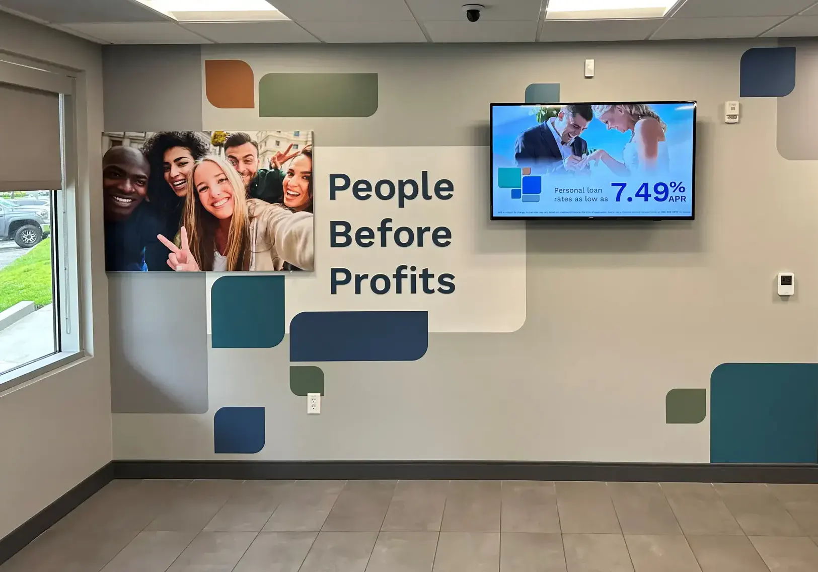 Wall display featuring 