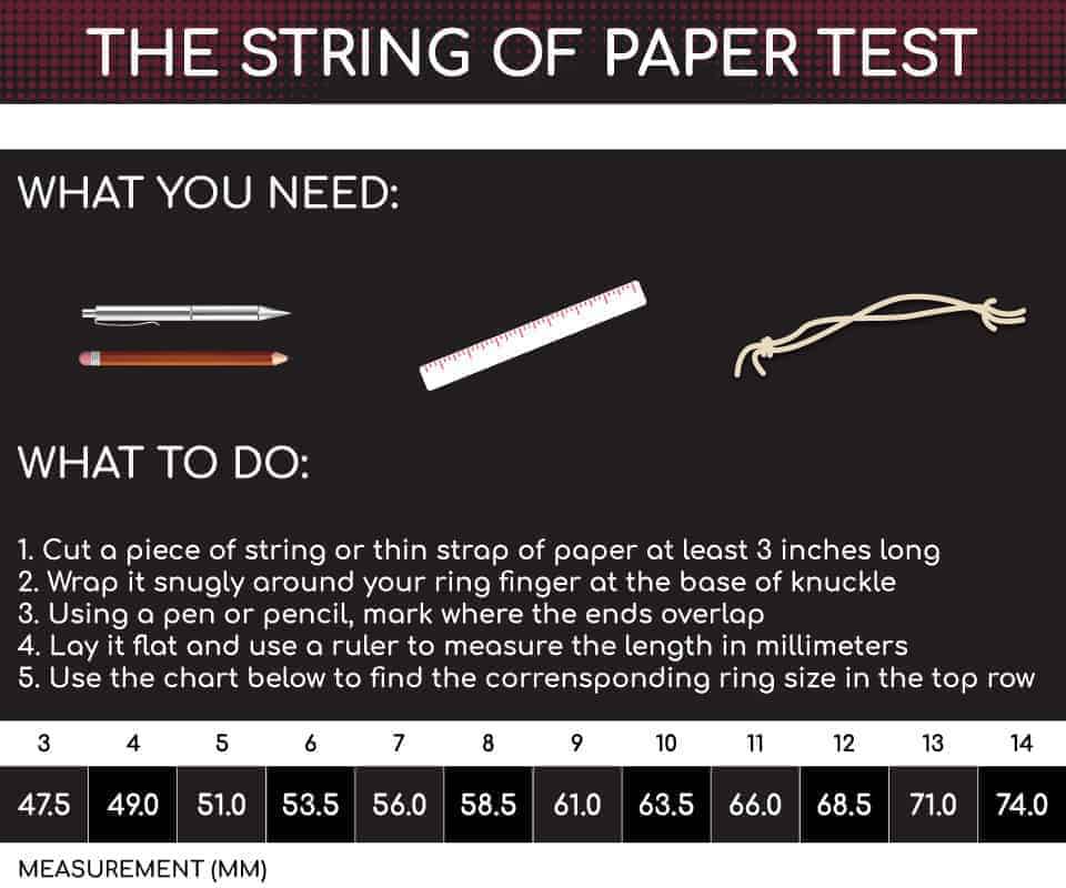 Ring Size Guide – 28MM Store