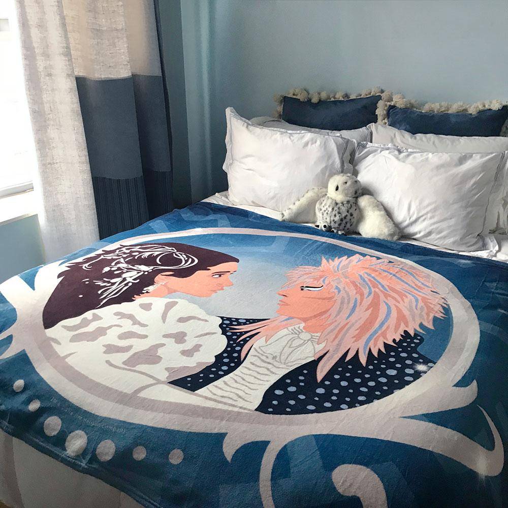 Labyrinth Dance Fleece Blanket