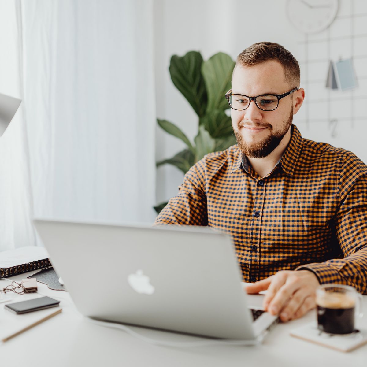 Payroll Worker At Desk