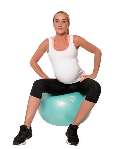 birthing ball exercise for pregnant women figure 8