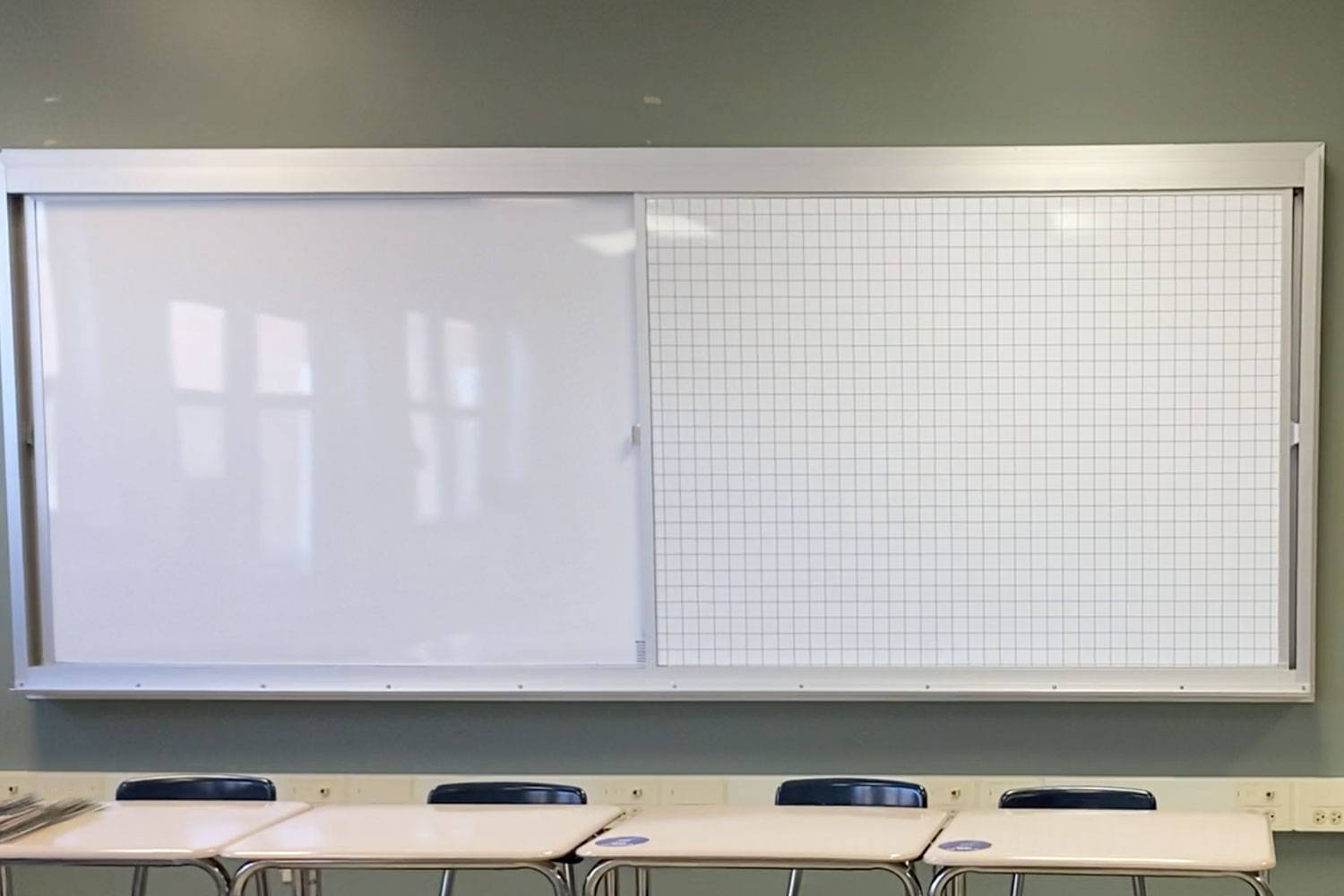 custom math grid whiteboard