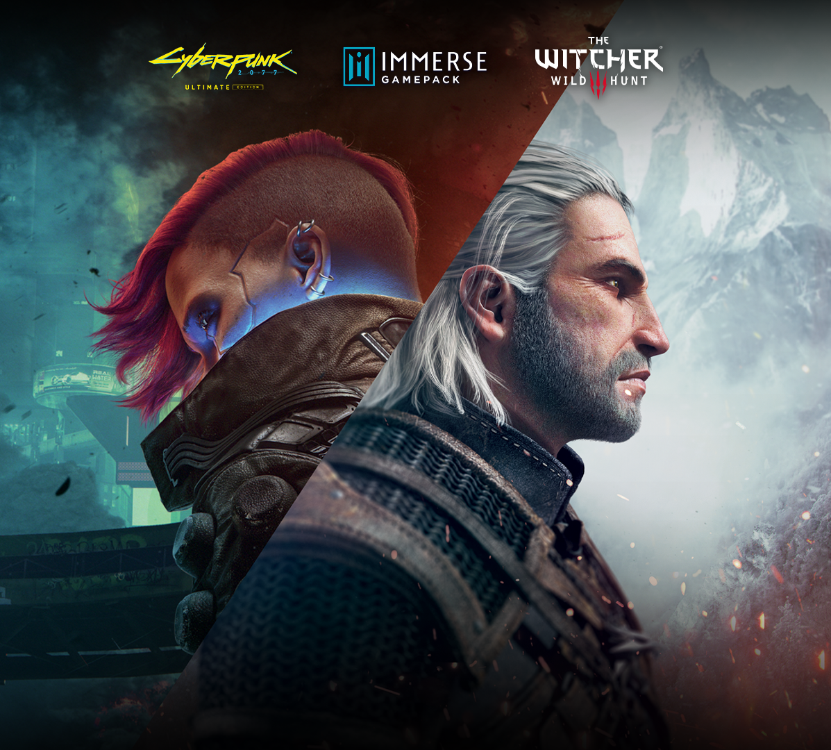 Immerse Gamepack for Cyberpunk 2077 and The Witcher 3: Wild Hunt