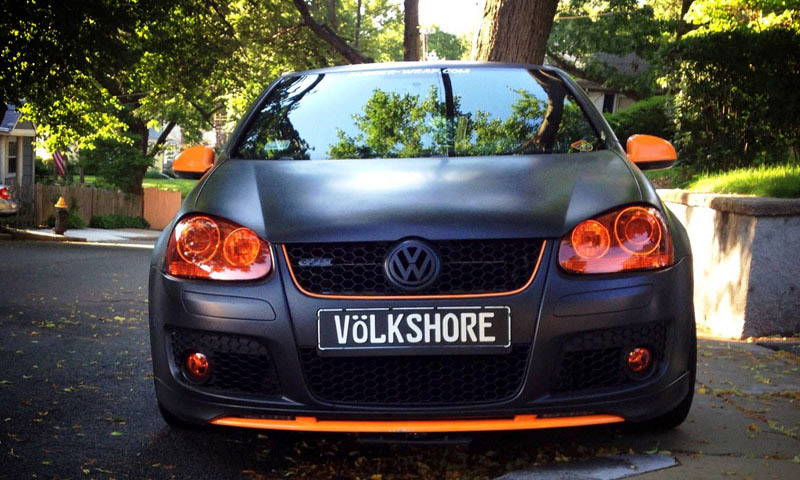 JDMFV Amber Orange Fog Light Tint Overlays – Glossy Transparent Vinyl Film For 05-12 SVT GT Grille