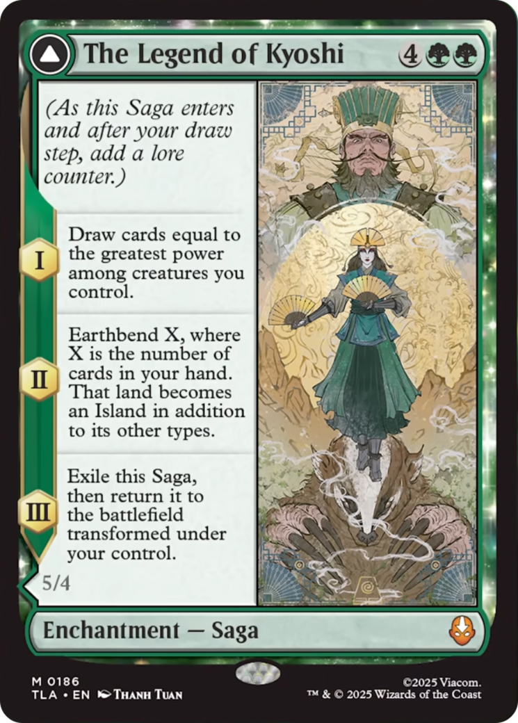 The Legend of Kyoshi MTG Saga Card