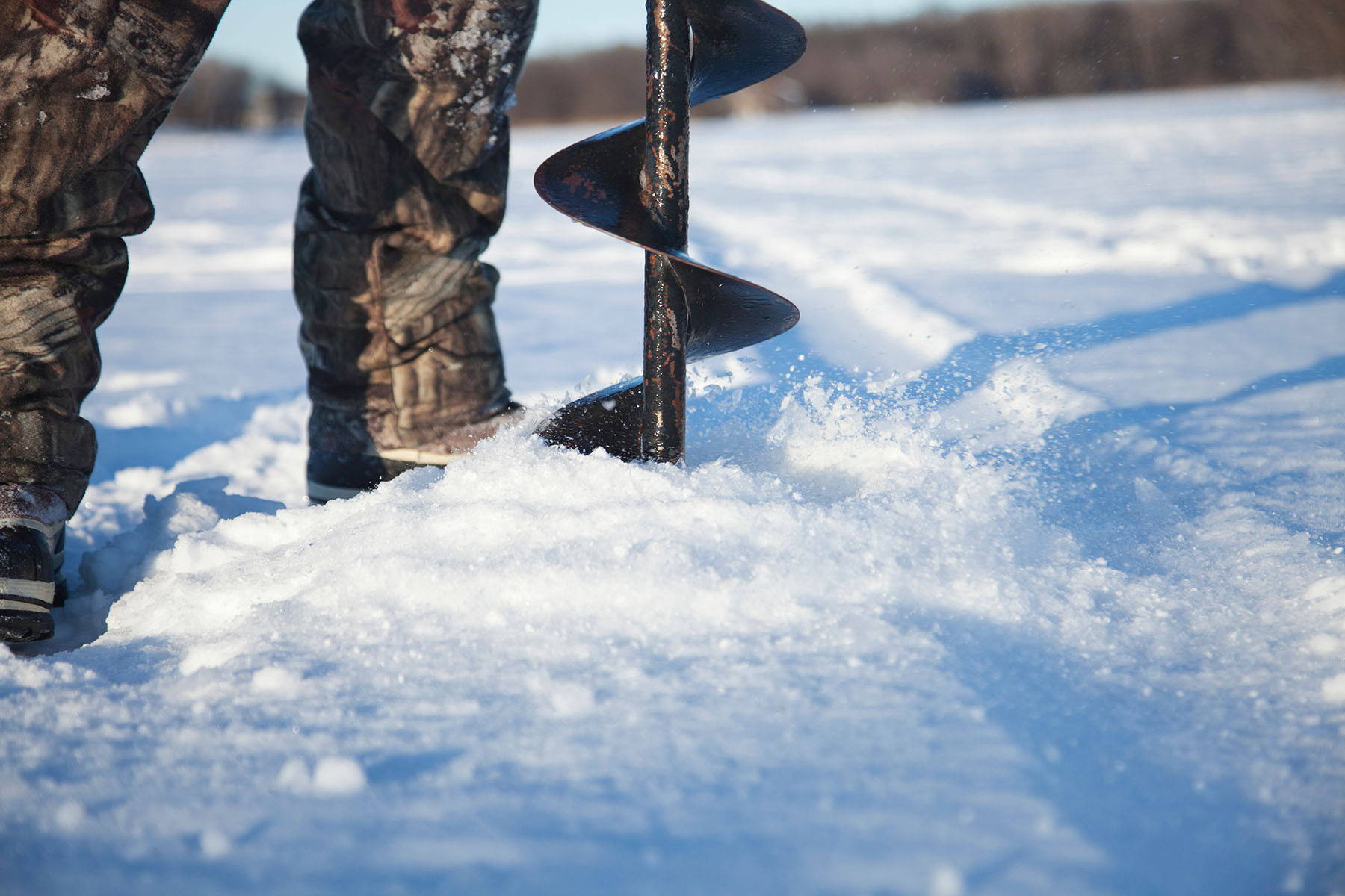 Ice Fishing in Brainerd, Minnesota