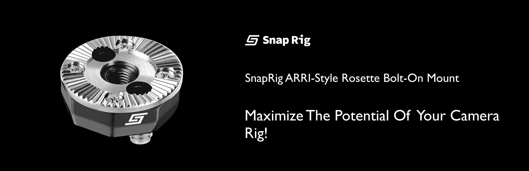 Proaim SnapRig ARRI-Style Rosette Bolt-On Mount. RT208.
