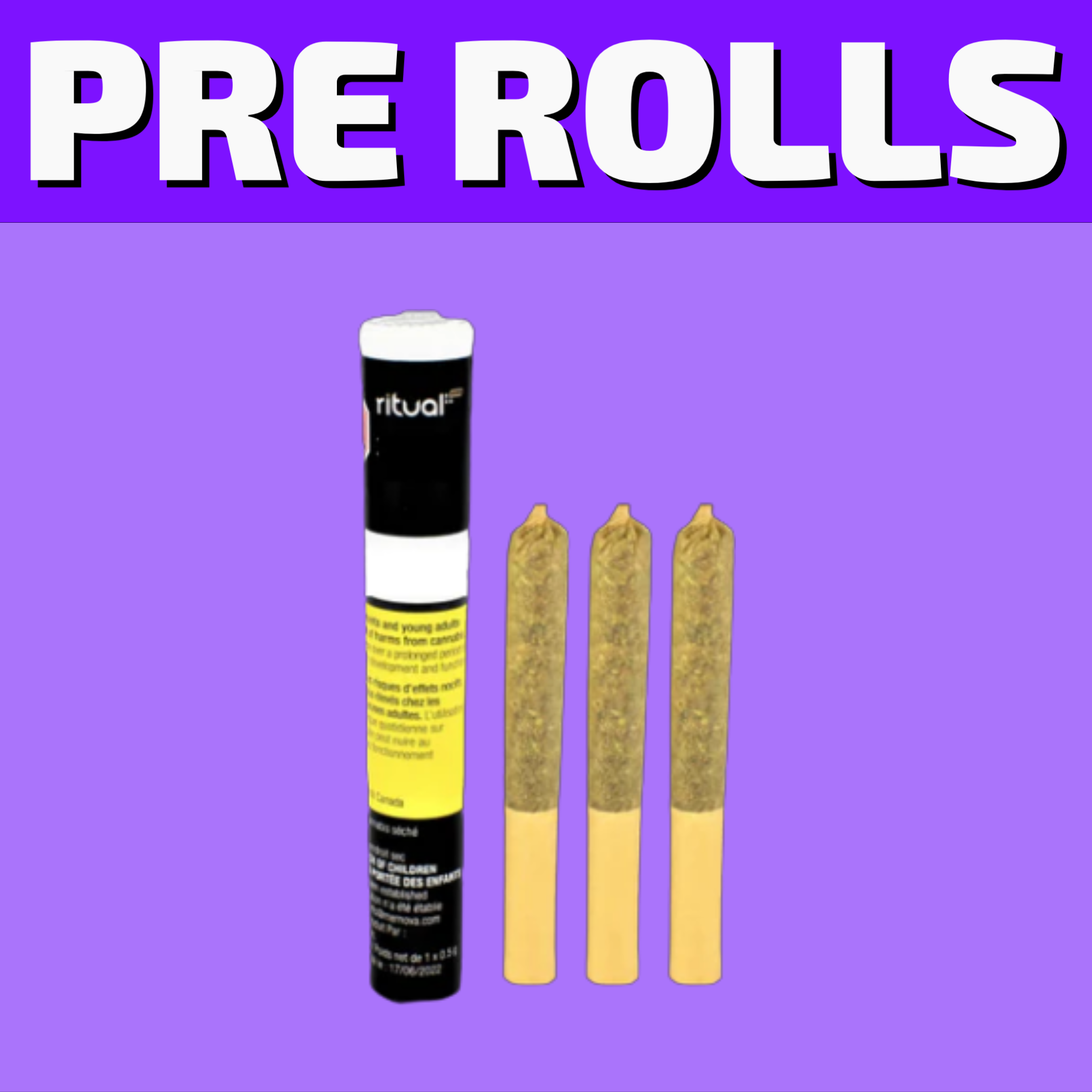Shop the best selection of Pre Rolled Joints and Infused Pre Rolls online for same day delivery in Winnipeg or visit our dispensary on 580 Academy Road.  