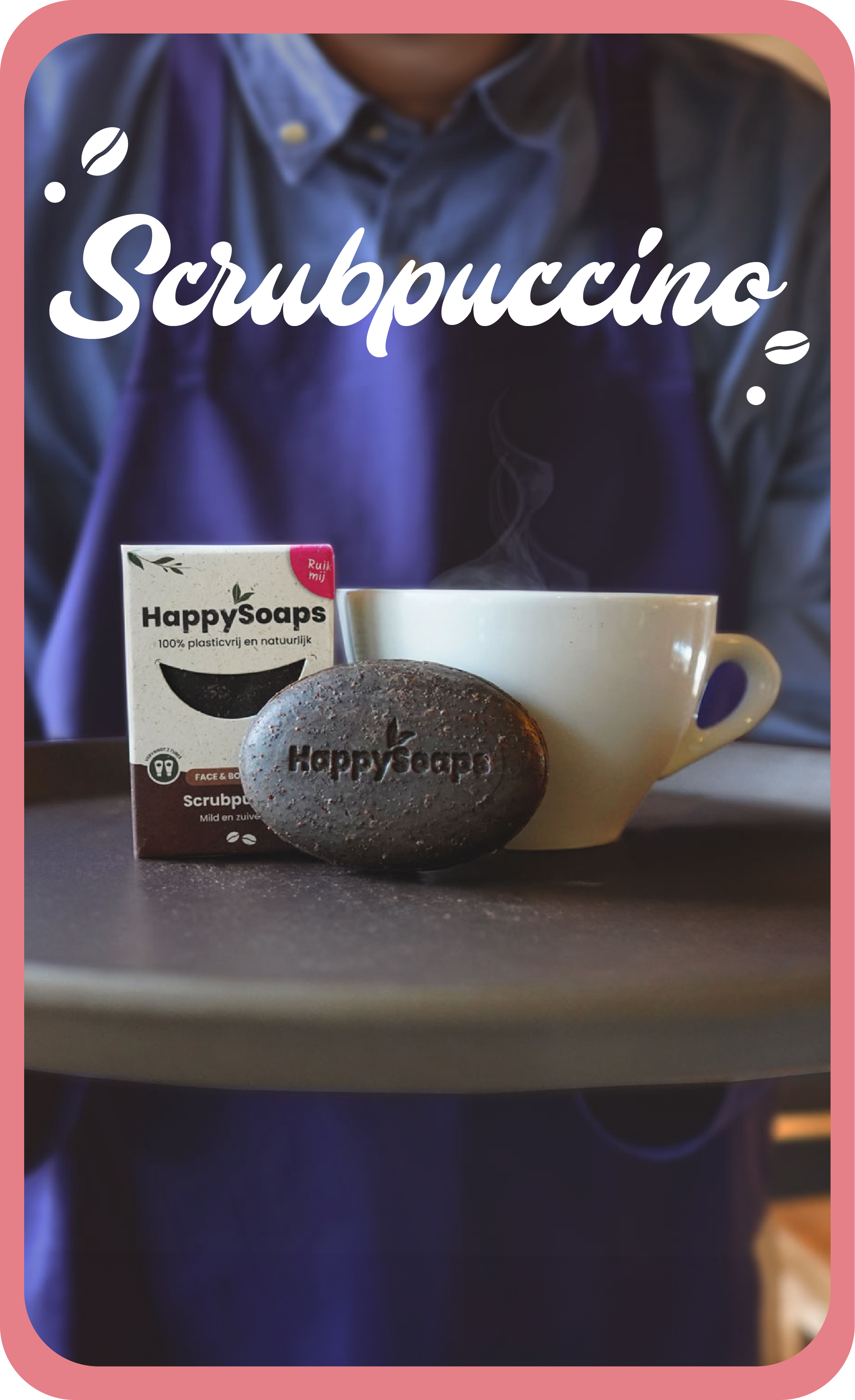 HappySoaps Scrubpuccino Bar