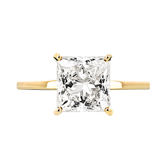 Princess cut lab grown diamond