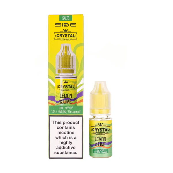 A picture of Lemon Lime Nic Salt E-Liquid by SKE Crystal