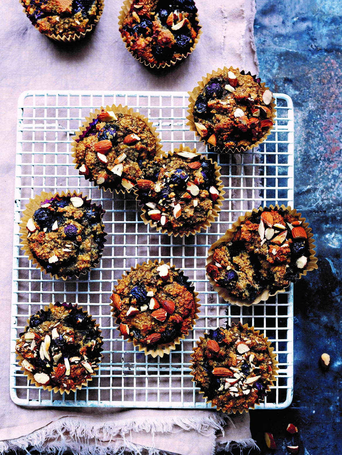 Vegan Muffins On A Tray