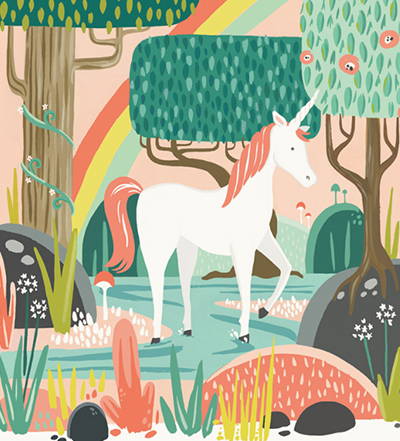 Idlewild Co. unicorn art print
