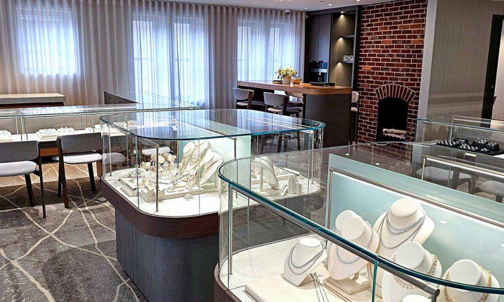 Henne Jewelers second floor bridal suite