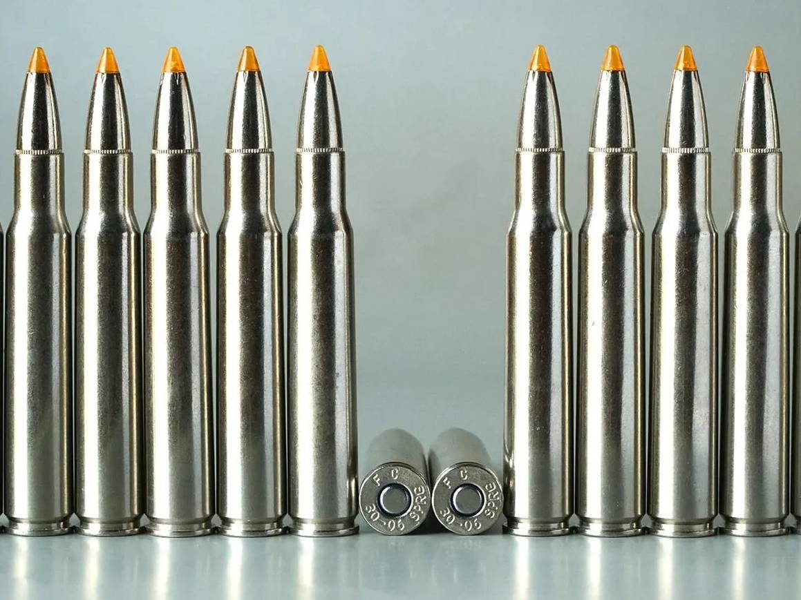 .30/06 rounds loaded with 165-grain Trophy Bonded Tip bullets