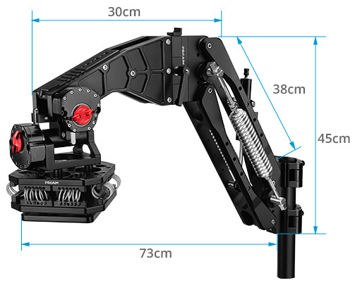 Proaim Airwave V520 Camera Shock Absorber Arm (11-44lb) for Ronin, Movi Gimbals