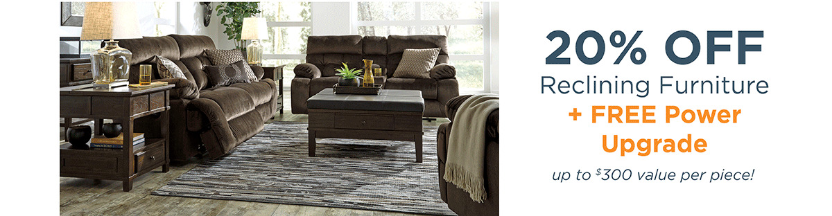 20% off Reclining Furniture
