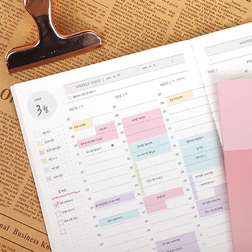 Opnes flat - PLEPLE 25 weeks time dateless weekly diary planner