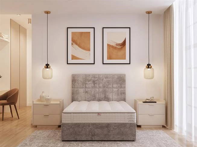 Millbrook mattress in a calm bedroom 