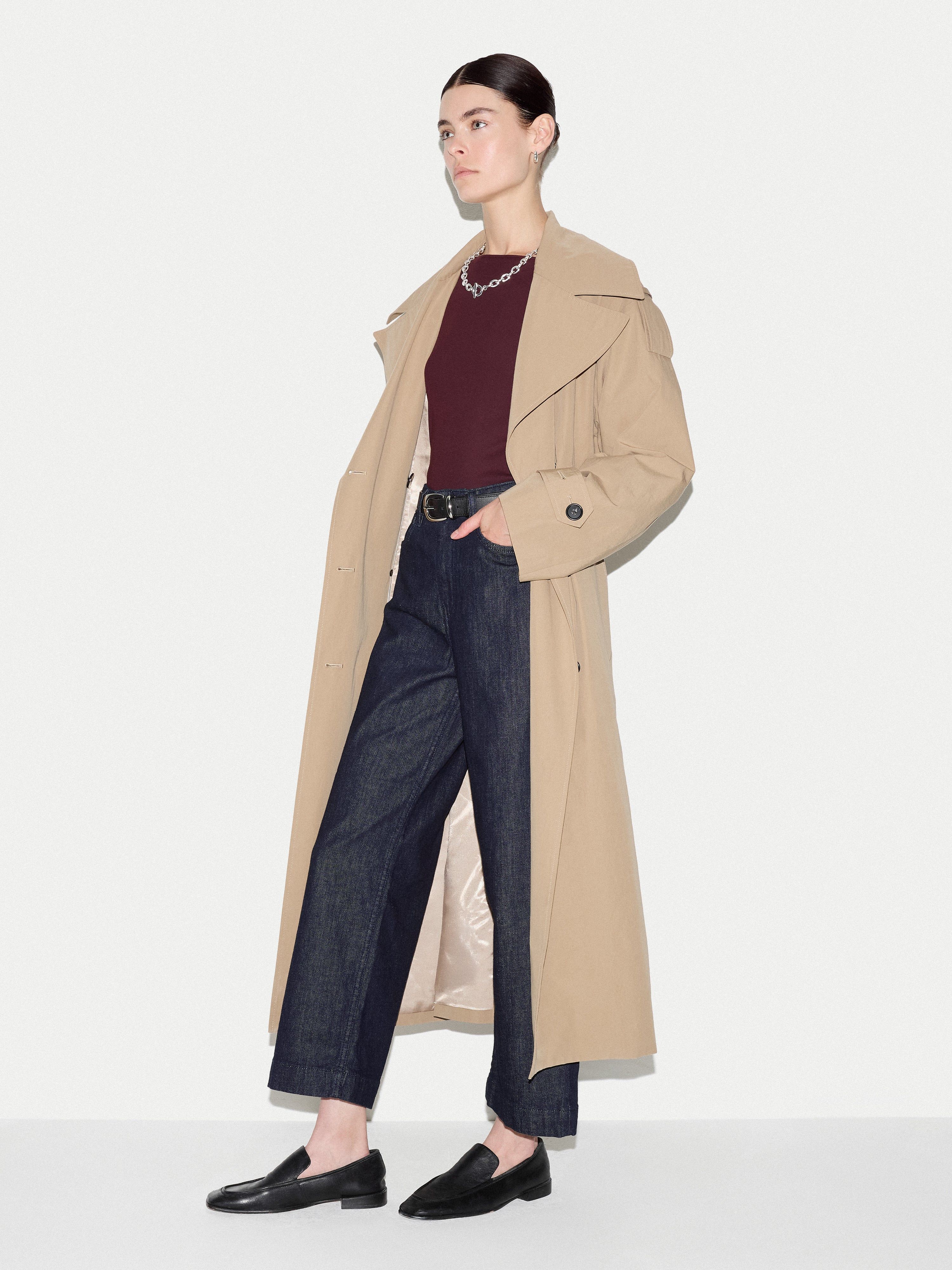Tyne Wide Leg Cropped Jean