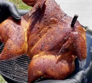 Roasted Chicken with MeatStick Wireless Meat Thermometer