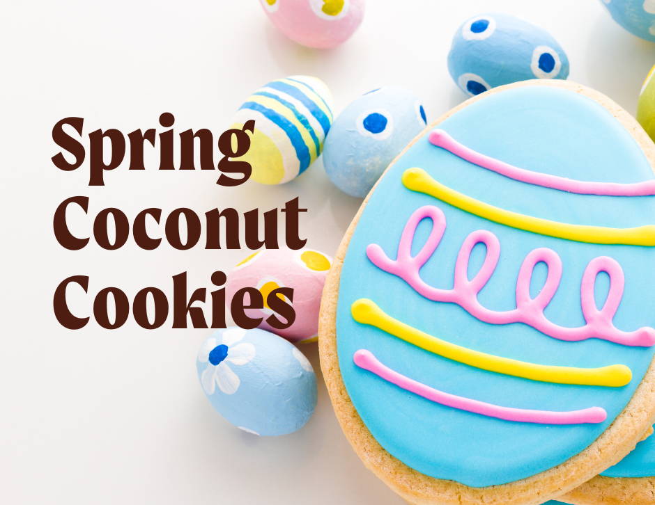 Spring Coconut Cookies