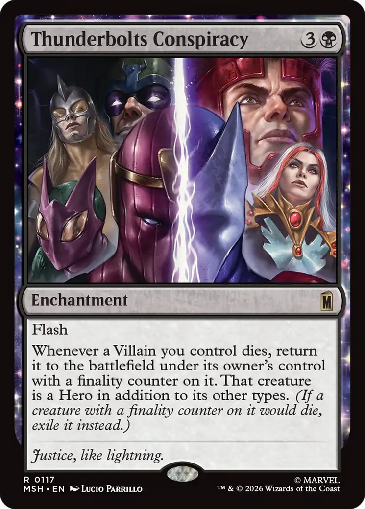 The Thunderbolts Conspiracy mtg trading card.
