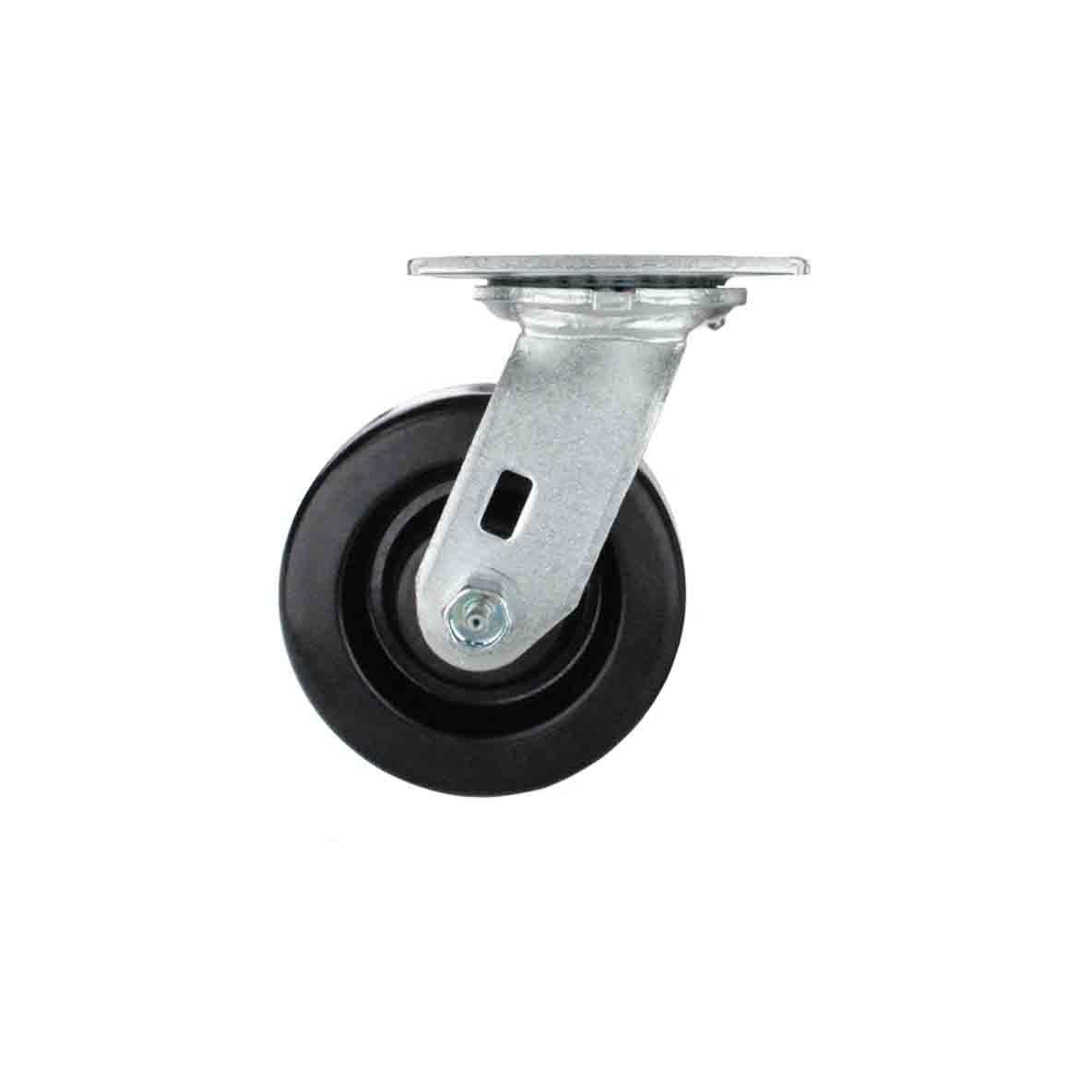 Find 5 inch wheel industrial swivel & rigid plate casters, designed for everyday hard use, up to 2,000 lbs capacity