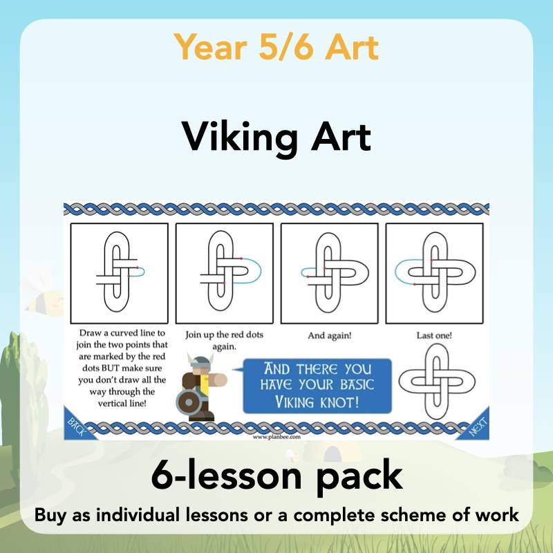 KS2 Viking Art Lesson Pack