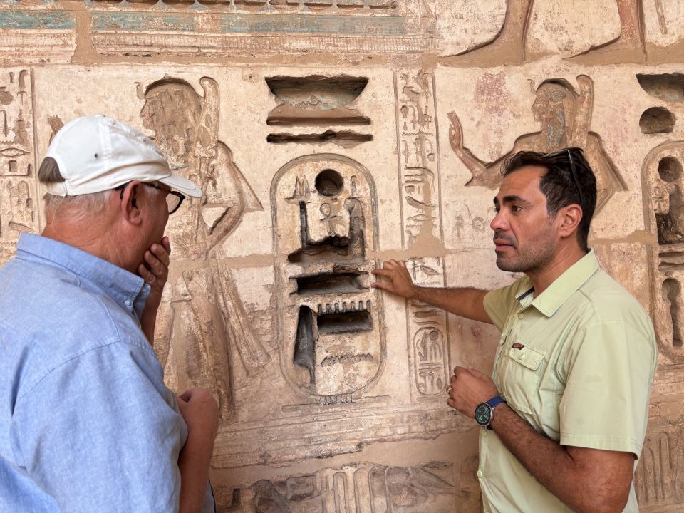 Robert in Egypt with fabulous guide George