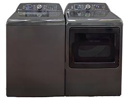 GE Profile Top Load Washer & Dryer