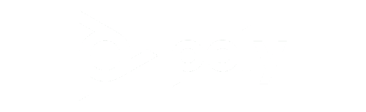 Poly white logo
