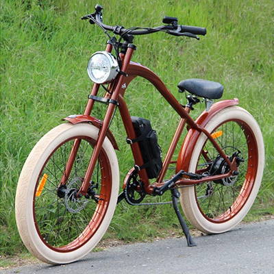 The Vacay electric beach cruiser is perfect for commuting and off-roading alike.