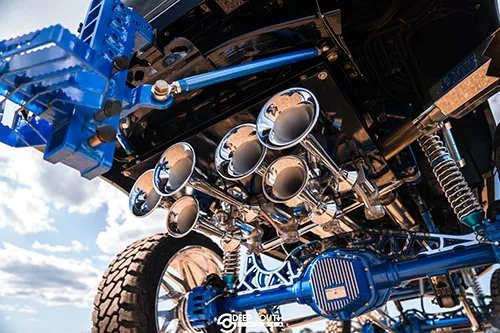 Josh's 2016 Ford Excursion 'Lady Luck' with Dual Outlaw XL Horns