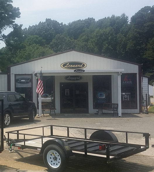 Leonard Buildings & Truck Accessories, Yorktown, VA store front