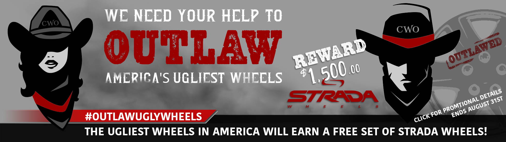 OUTLAW America's Ugliest Wheels Banner