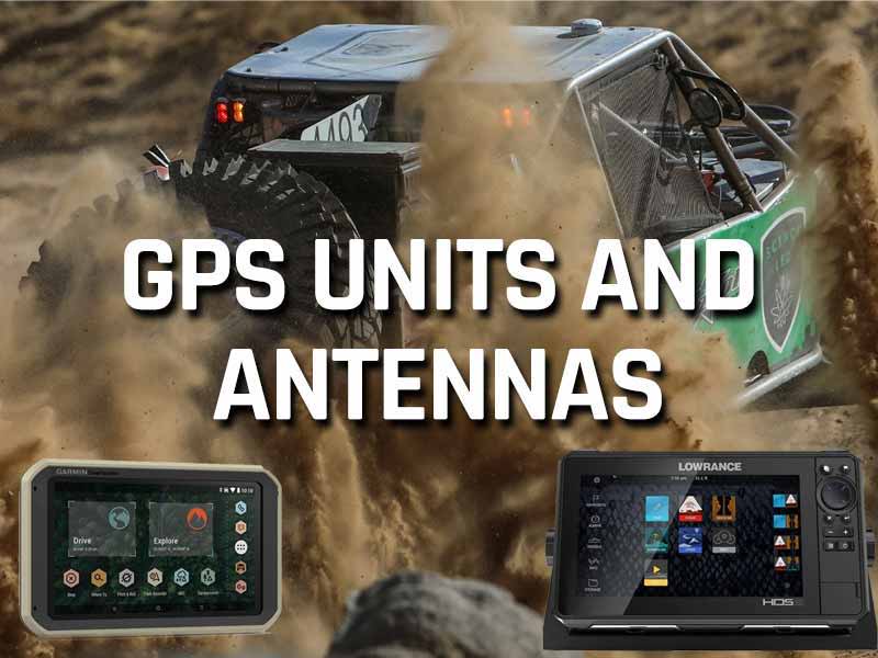 GPS units and antennas