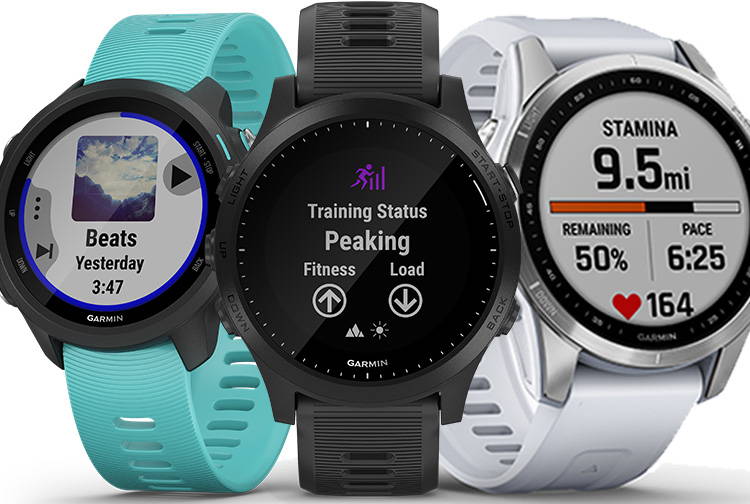 Garmin advanced running GPS watches