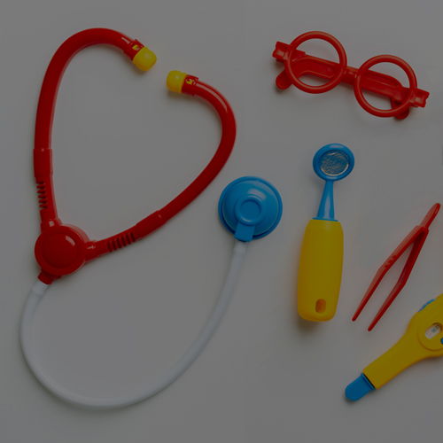 Children's toy doctor kit