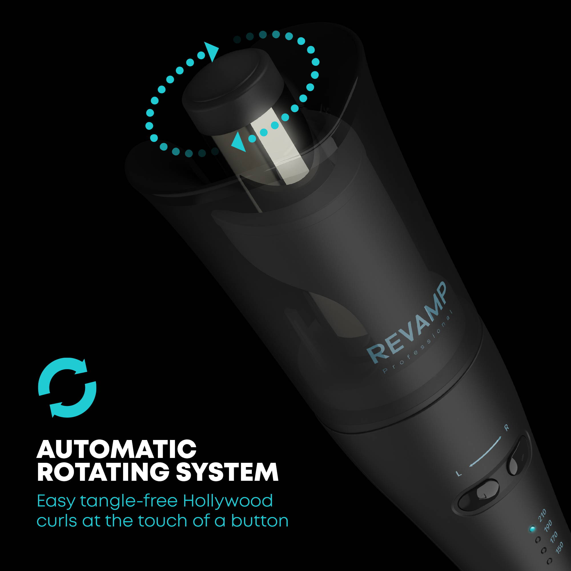 Automatic rotating curling system