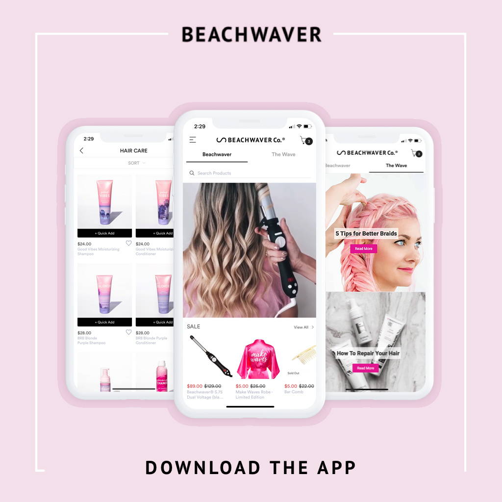 Picture of the Beachwaver App