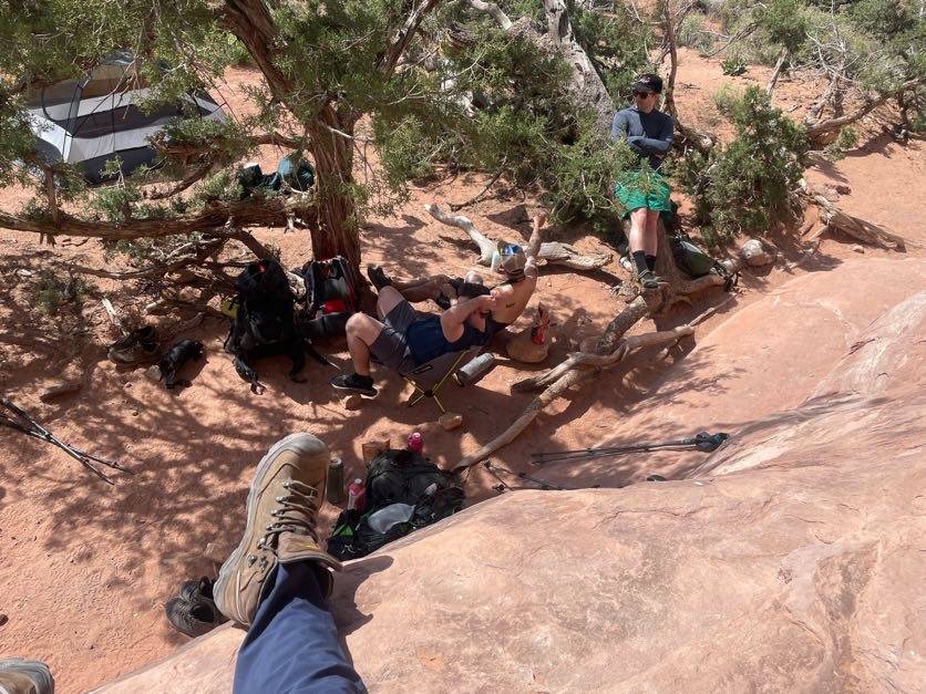 Canyonlands National Park - Resting on a rock