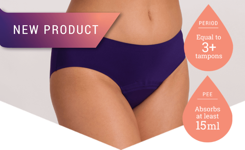 Shop Lab Verified Period Panties - Full Brief Lace Black - JustnCase by Confitex