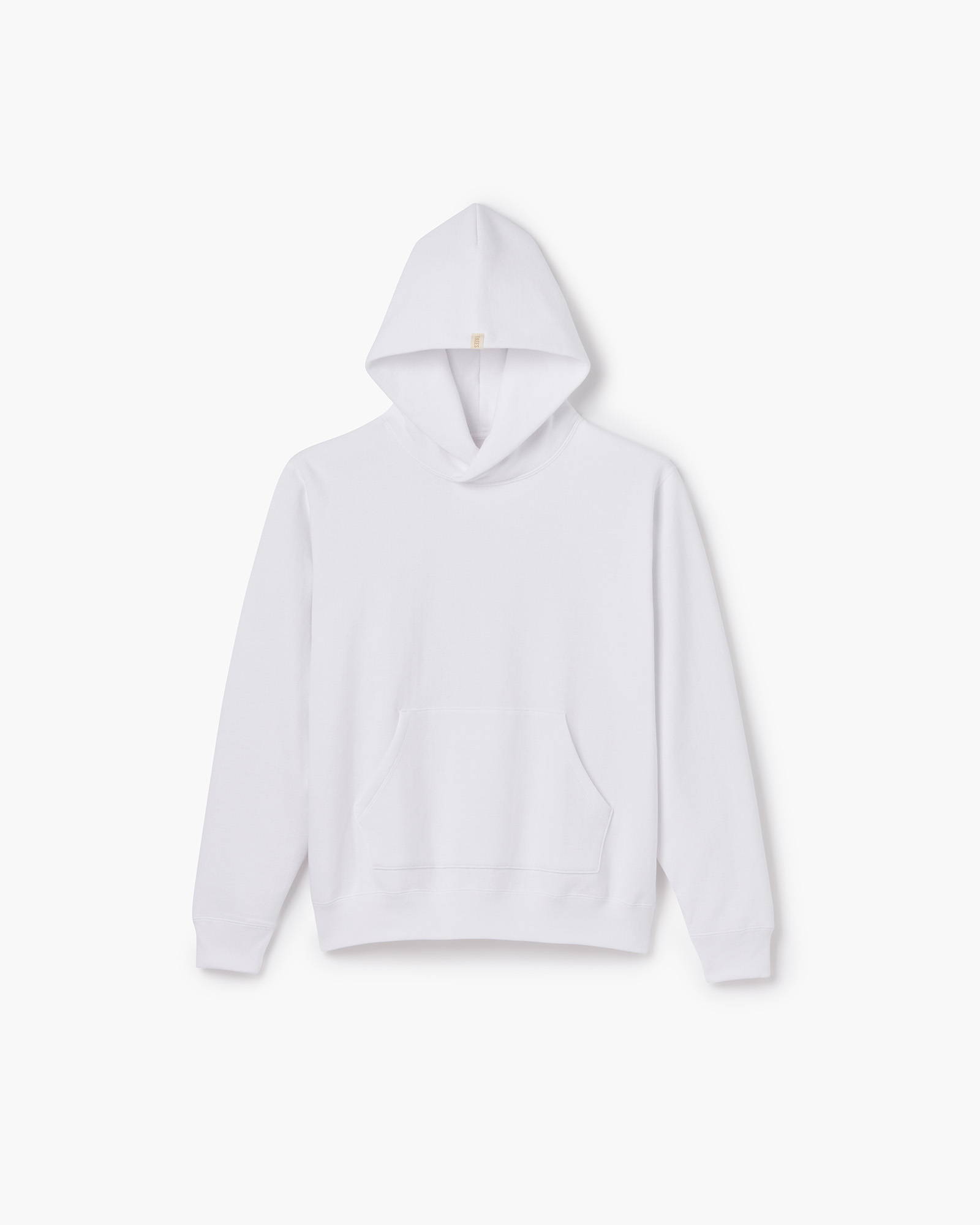 warm core hoodie - white