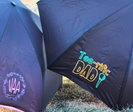 Embroidered Umbrellas